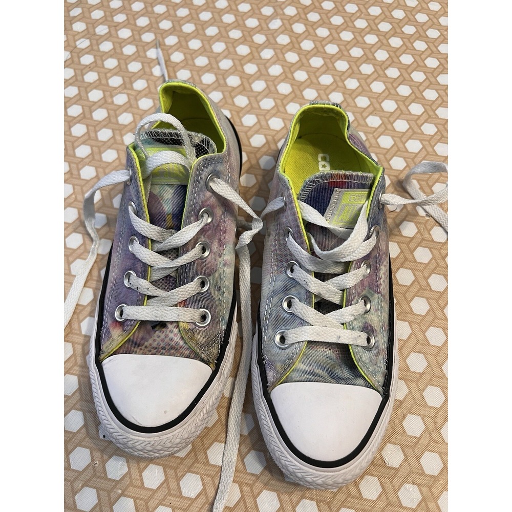 Converse Womens 5 Chuck Taylor All Star Low Top Tie Dye - Picture 1 of 6